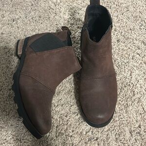 Sorel brown ankle boots 6.5 women's